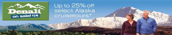 Save up to 25% off launch fares; cruisetours from $1,274  - call 888-700-TRIP.