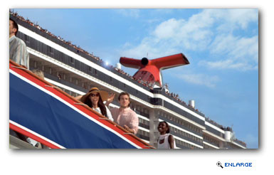 Carnival Cruise Lines debuted a new 30-second television commercial during the opening ceremonies for the 2010 Winter Olympic Games.
