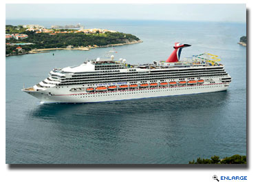 Carnival Sunshine � which recently underwent a $155 million renovation that added a host of new features and facilities � arrived today in Barcelona, Spain, following its inaugural 12-day cruise from Venice, Italy.