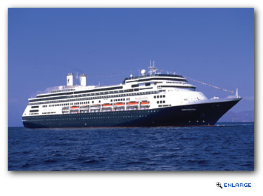 The 1,380-guest Amsterdam will homeport in Seattle to sail the 14-day Alaskan Adventurer cruises departing roundtrip May 17 through September 6, 2010.