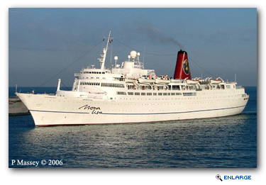 Mona Lisa originally entered service in 1996 as Kungsholm for the Swedish American Line, has a deeper draft than many modern cruise ships and this may have been a contributing factor in the grounding.