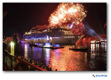 MSC Magnifica -- the fourth Panamax cruise ship in the MSC Cruises Musica class -- joins MSC Cruises as the 11th ship in the fleet after being christened in Hamburg, Germany on March 6.