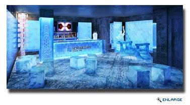 Norwegian Breakaway Puts NYC on Ice with New York-Inspired Ice Bar