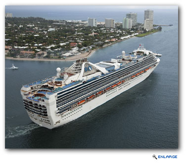 Grand Princess Crew Member Goes Overboard