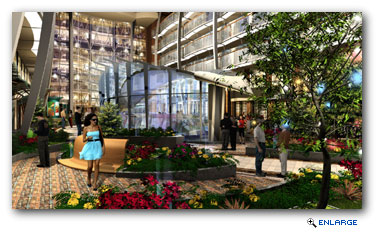 Central Park is the first of many dynamic neighborhoods on Project Genesis which will enable each guest to find his or her own space and activity