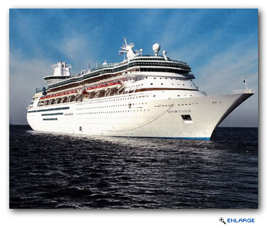 The wife of a crew member on board Royal Caribbean's Monarch of the Seas reportedly jumped overboard from the cruise ship on December 31st.