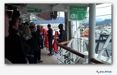 ms Zaandam Safety Drill, Seward, Alaska